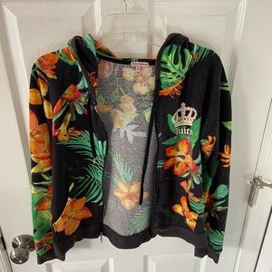 Vintage juicy couture two piece set floral pattern